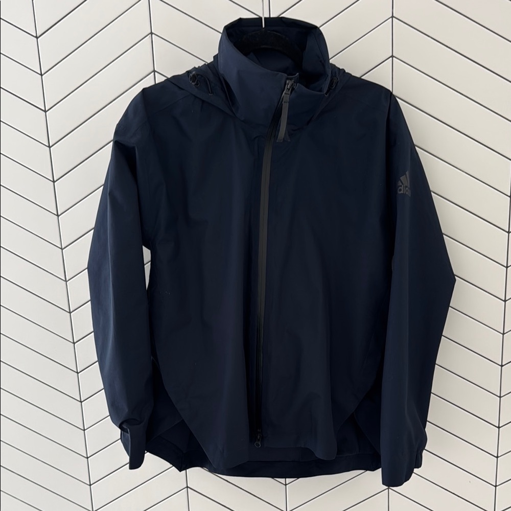 Adidas Women’s Hooded Jacket navy Blue